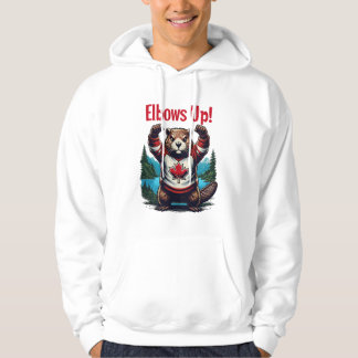 Ellebogen omhoog Canada Hoodie