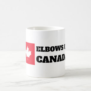 Ellebogen omhoog Canada Koffiemok