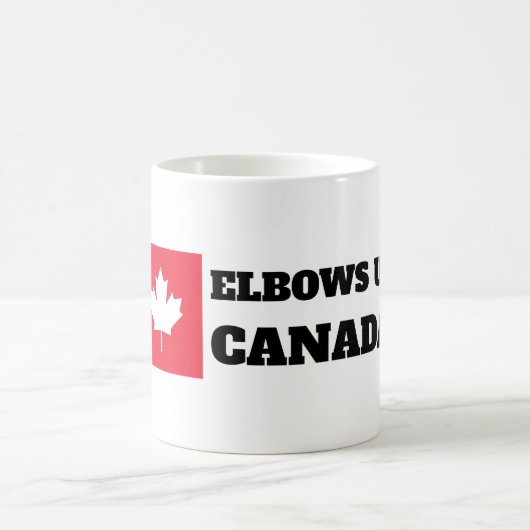 Ellebogen omhoog Canada Koffiemok (Center)