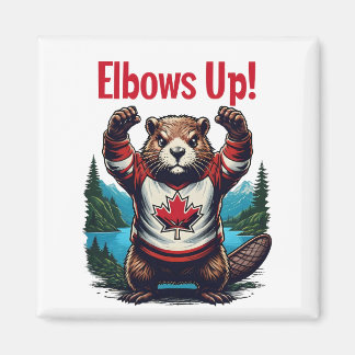 Ellebogen omhoog Canada Magneet