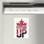 Ellebogen omhoog Canada Magneet (Insitu (Vaatwasser))