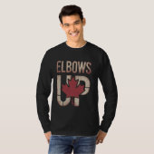 Ellebogen omhoog Canada Meme T-shirt (Voorkant volledig)