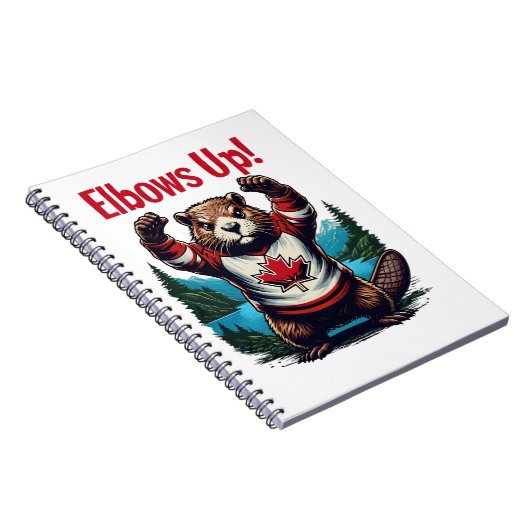 Ellebogen omhoog Canada Notitieboek (Rechterzijde)