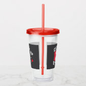 Ellebogen omhoog Canada Sterk Acryl Drinkbeker (Rechts)