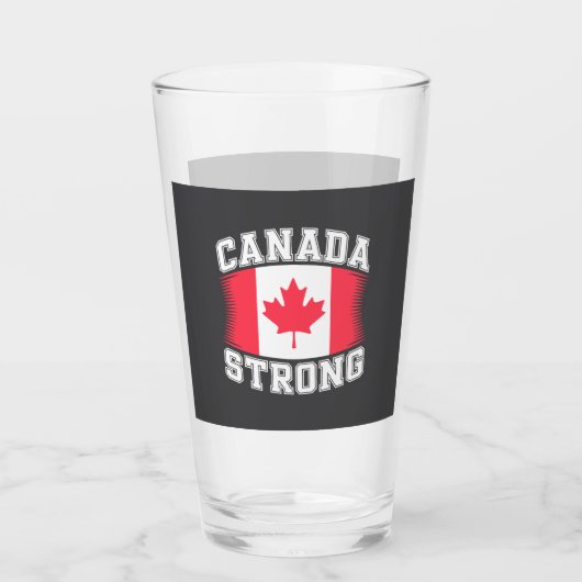 Ellebogen omhoog Canada Sterk Glas (Voorkant)