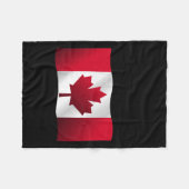 Ellebogen omhoog Canada Sticker 10 Fleece Deken (Voorkant (Horizontaal))