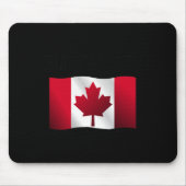 Ellebogen omhoog Canada Sticker 10 Muismat (Voorkant)
