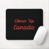 Ellebogen omhoog Canada Sticker 11 Muismat (Met muis)
