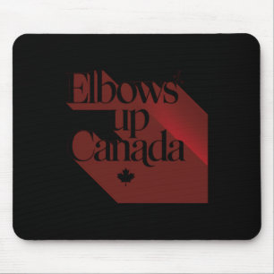 Ellebogen omhoog Canada Sticker 2 Muismat