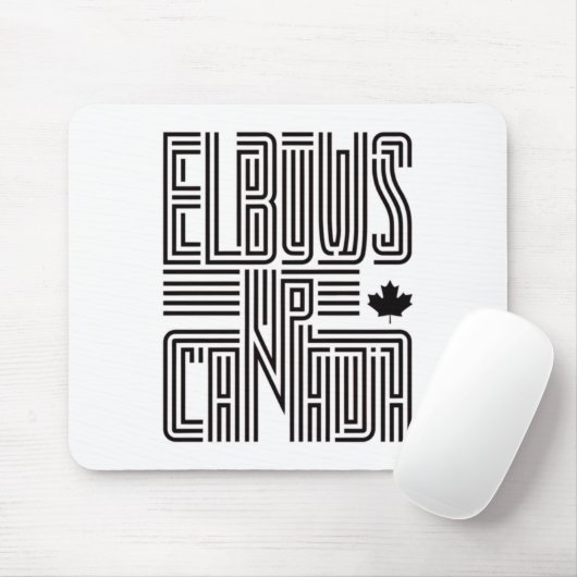 Ellebogen omhoog Canada Sticker 5 Muismat (Met muis)