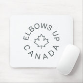 Ellebogen omhoog Canada Sticker 6 Muismat (Met muis)