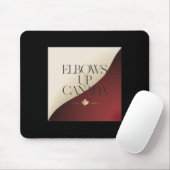 Ellebogen omhoog Canada Sticker 9 Muismat (Met muis)