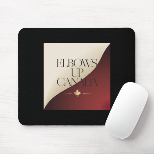Ellebogen omhoog Canada Sticker 9 Muismat (Met muis)
