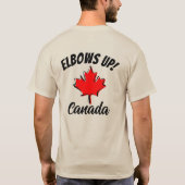 Ellebogen omhoog! Canada T-shirt (Achterkant)