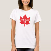 Ellebogen omhoog Canada T-shirt (Voorkant)