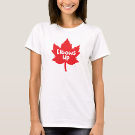 Ellebogen omhoog Canada T-shirt