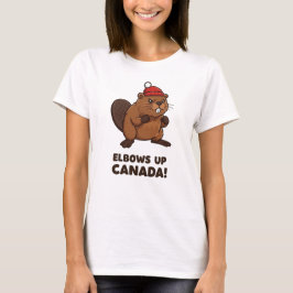 Ellebogen omhoog Canada T-shirt