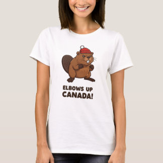 Ellebogen omhoog Canada T-shirt