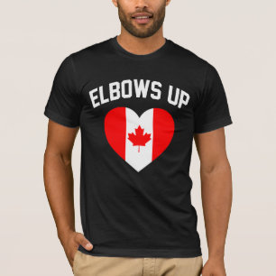 Ellebogen omhoog Canada T-shirt