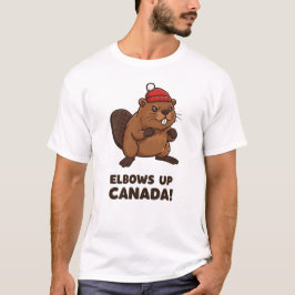 Ellebogen omhoog Canada T-shirt