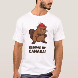 Ellebogen omhoog Canada T-shirt