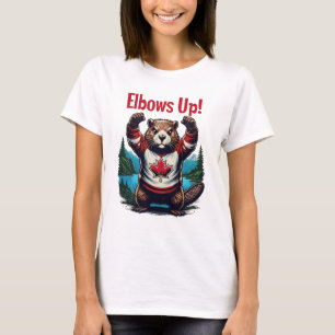 Ellebogen omhoog Canada T-shirt