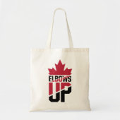 Ellebogen omhoog Canada Tote Bag (Voorkant)