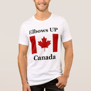Ellebogen omhoog Canada! Tri-Blend Shirt