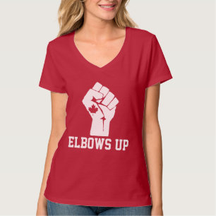 Ellebogen Omhoog Canada - Trotse Canadees T-shirt