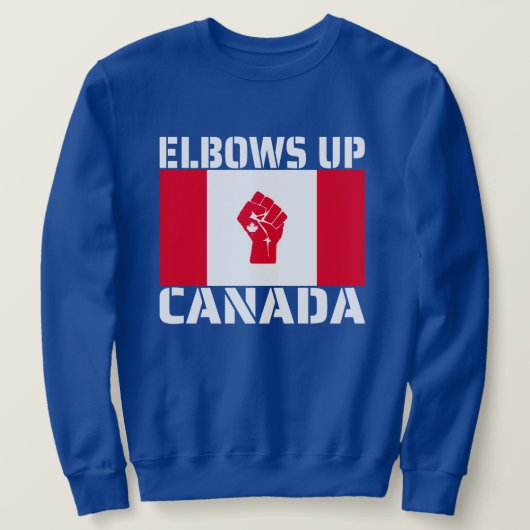 Ellebogen Omhoog Canada - Trotse Canadezen Trui (Design voorkant)