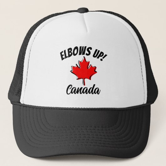 Ellebogen omhoog! Canada Trucker Pet (Voorkant)