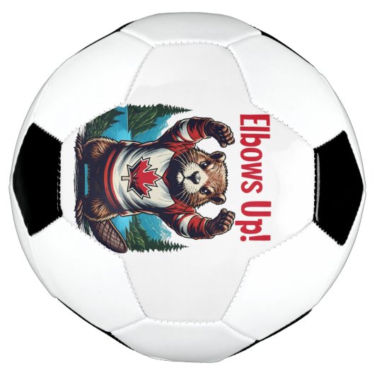 Ellebogen omhoog Canada Voetbal (Gedraaid)
