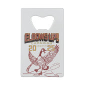 Ellebogen omhoog! Canadian League Canada Ganzen Creditkaart Flessenopener (Achterkant)