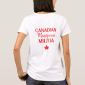 Ellebogen omhoog, dames! Canadese Menopauze Militi T-shirt (Achterkant)