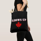 Ellebogen Omhoog Esdoornblad Tote Bag (Dichtbij)