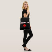 Ellebogen Omhoog Esdoornblad Tote Bag (Op model)