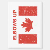 Ellebogen omhoog magneet (Voorkant)