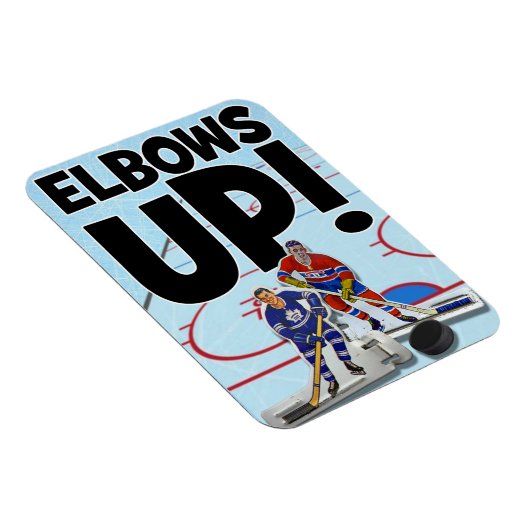 Ellebogen omhoog! magneet (Rechterzijde)