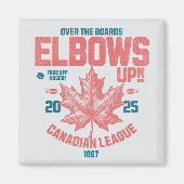 Ellebogen omhoog! Over de Boards Canadian League H Magneet (Voorkant)