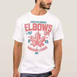 Ellebogen omhoog! Over de Boards Canadian League H T-shirt