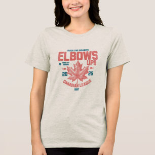 Ellebogen omhoog! Over de Boards Canadian League H Tri-Blend Shirt