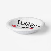 Ellebogen omhoog! Papieren schalen Papieren Kommen (Gebogen)