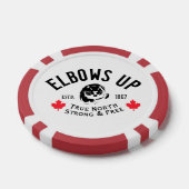 Ellebogen omhoog! Poker Chips (Enkel)