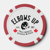 Ellebogen omhoog! Poker Chips (Achterkant)