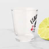Ellebogen omhoog! Shot glaasje Glas (Links)