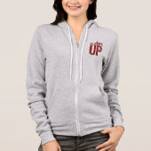 Ellebogen omhoog - sterk voor Canada Hoodie (Voorkant)