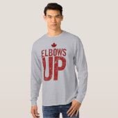 Ellebogen omhoog - sterk voor Canada T-shirt (Voorkant volledig)