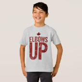 Ellebogen omhoog - sterk voor Canada T-shirt (Voorkant volledig)