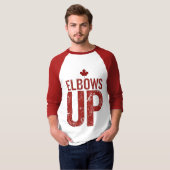 Ellebogen omhoog - sterk voor Canada T-shirt (Voorkant volledig)