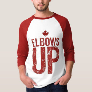 Ellebogen omhoog - sterk voor Canada T-shirt